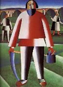 Kasimir Malevich Cut Grazing-s People Spain oil painting artist